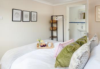 Enjoy breakfast in bed before the day begins. 