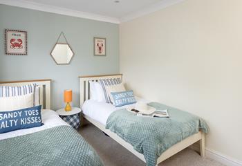 Snuggle in and recharge, ready to do it all again tomorrow. 