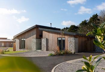 You'll find parking for two cars at the front of the property.