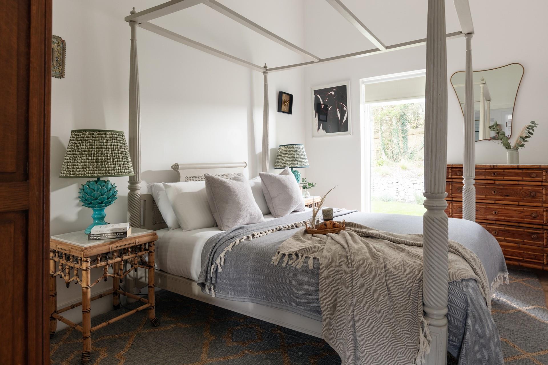 The bedrooms are a calming sanctuary where you'll sleep soundly after days spent by the sea.
