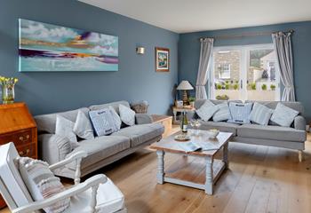 We love the contemporary artwork and modern furnishings.