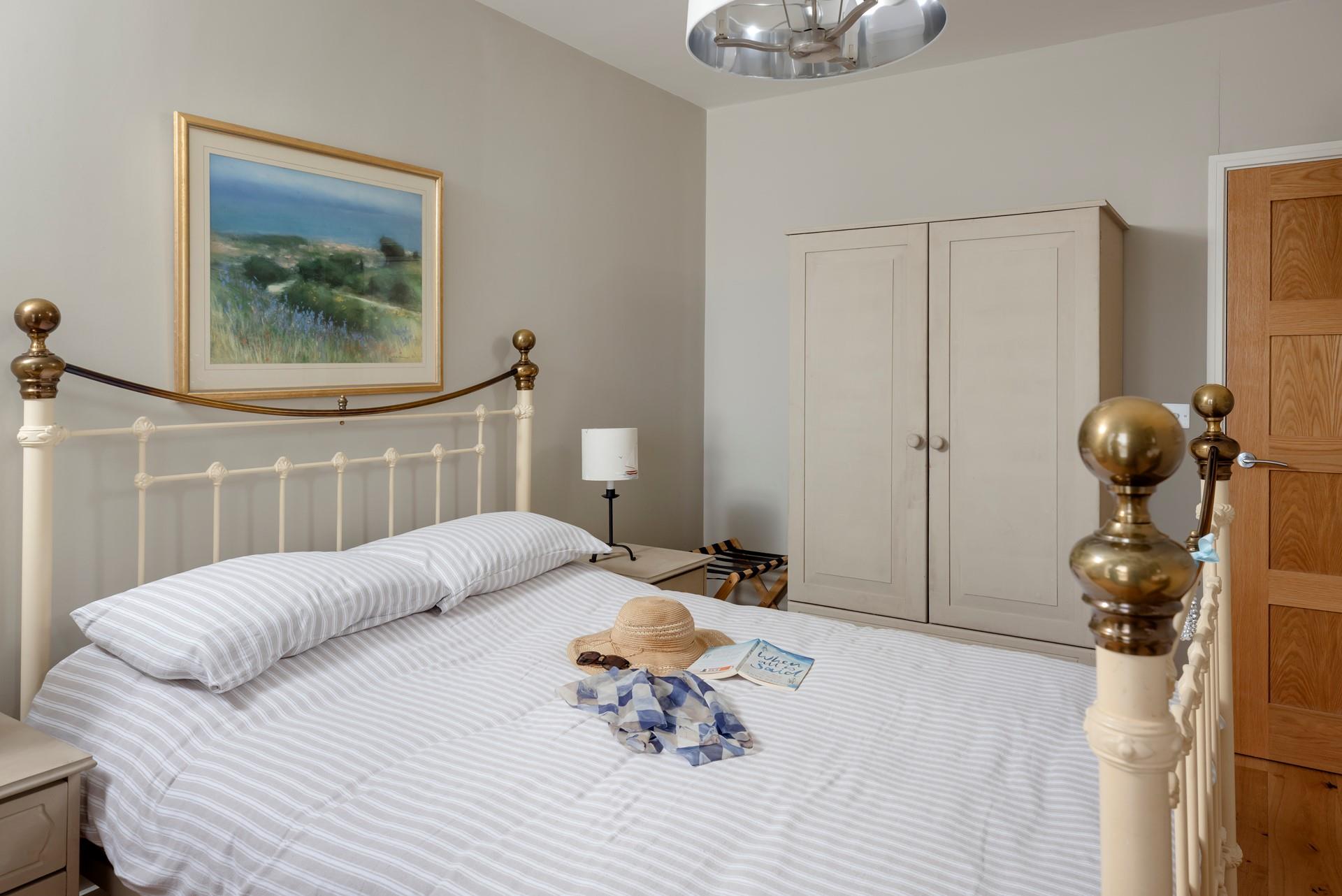 Relax and unwind in the king size bed.