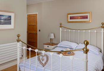 Start the day off right with a cuppa and pastries in bed.