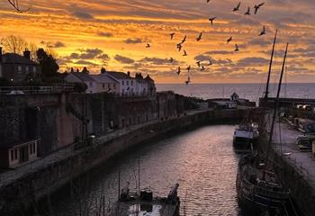 Charlestown Harbour has an iconic history and is the ideal evening stroll.