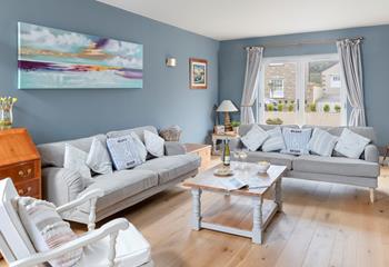 We love the contemporary artwork and modern furnishings.