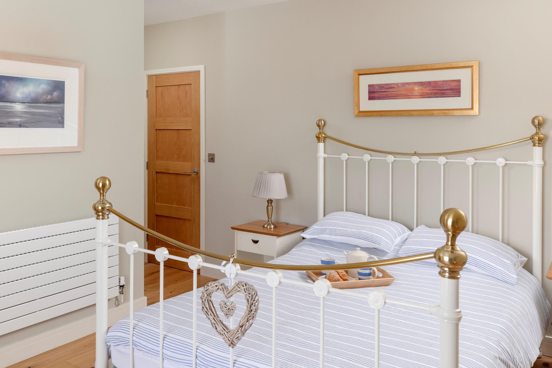 Start the day off right with a cuppa and pastries in bed.