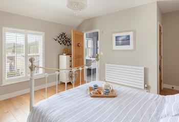 Bedroom 1 is spacious and has an en suite.