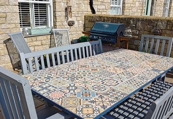 Dine in the sunshine after a day of exploring. 