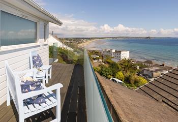 Enjoy some fresh sea air whilst taking in the extraordinary views over the balcony. 