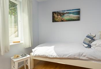 With twin beds, bedroom 2 is perfect for little ones.