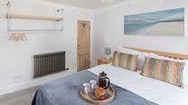 Sleep soundly in the comfortable double bed.