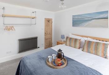 Sleep soundly in the king size bed.