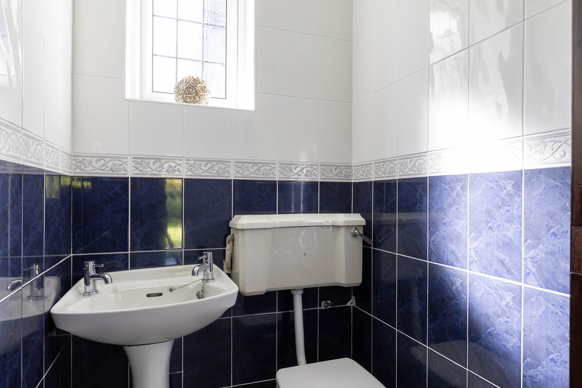 There's a handy downstairs bathroom! 