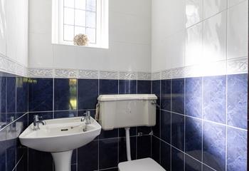There's a handy downstairs bathroom! 