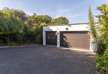 There's parking for up to 4 cars on the private driveway.