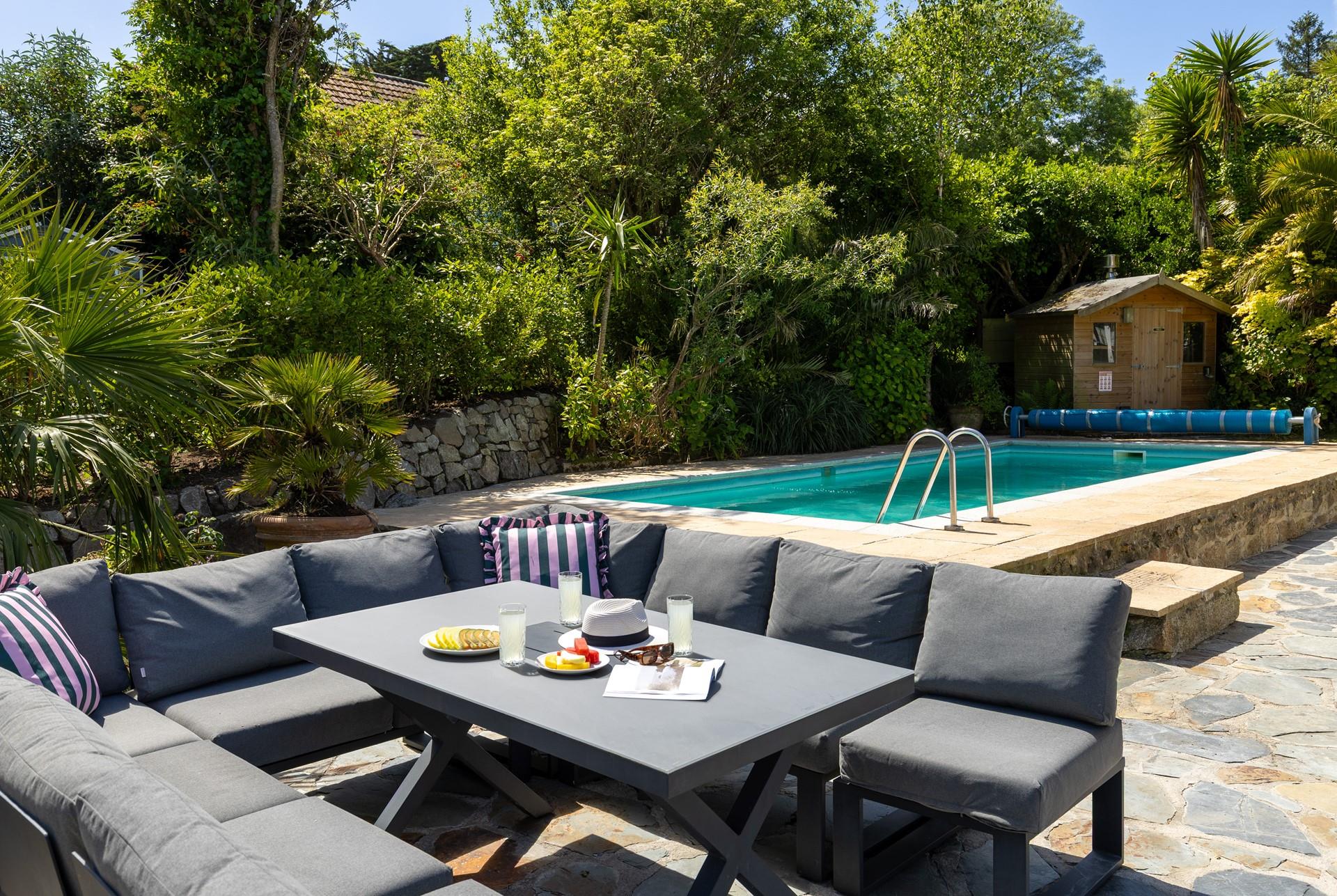 Spend sunny days around the outdoor pool!
