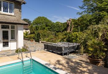 Enjoy long, lazy lunches by the pool.