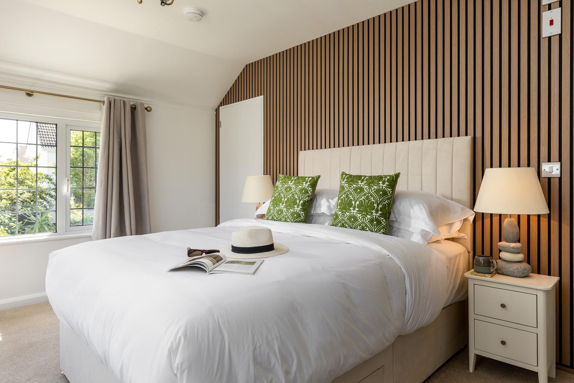 Bedroom 1 offers a peaceful night's sleep in the king bed.