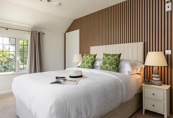 Bedroom 1 offers a peaceful night's sleep in the king bed.