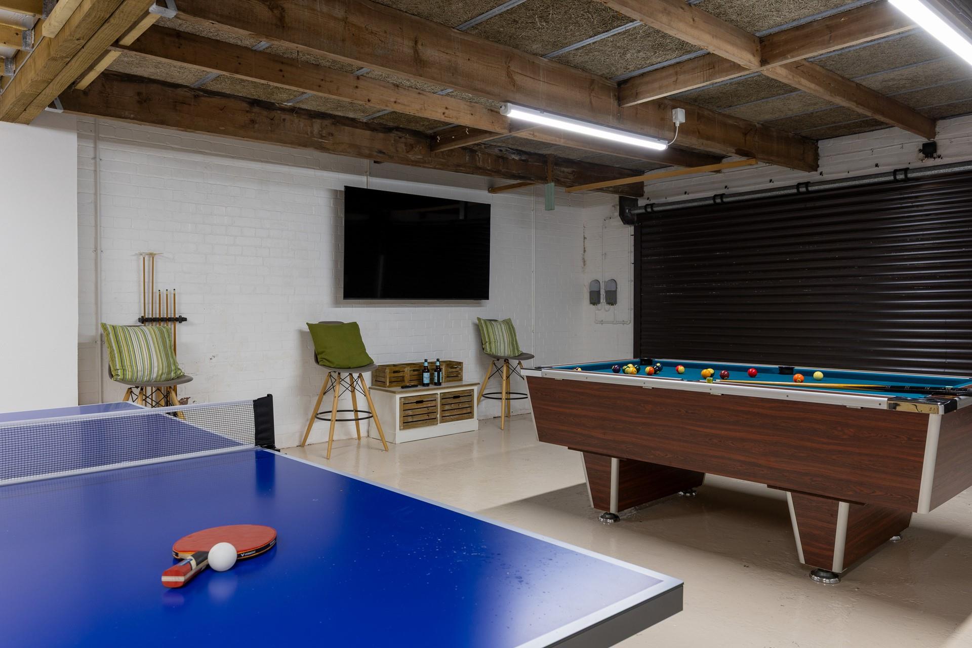 The games room is the perfect place for fun with all the family.