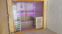 Step into the sauna for an invigorating boost!