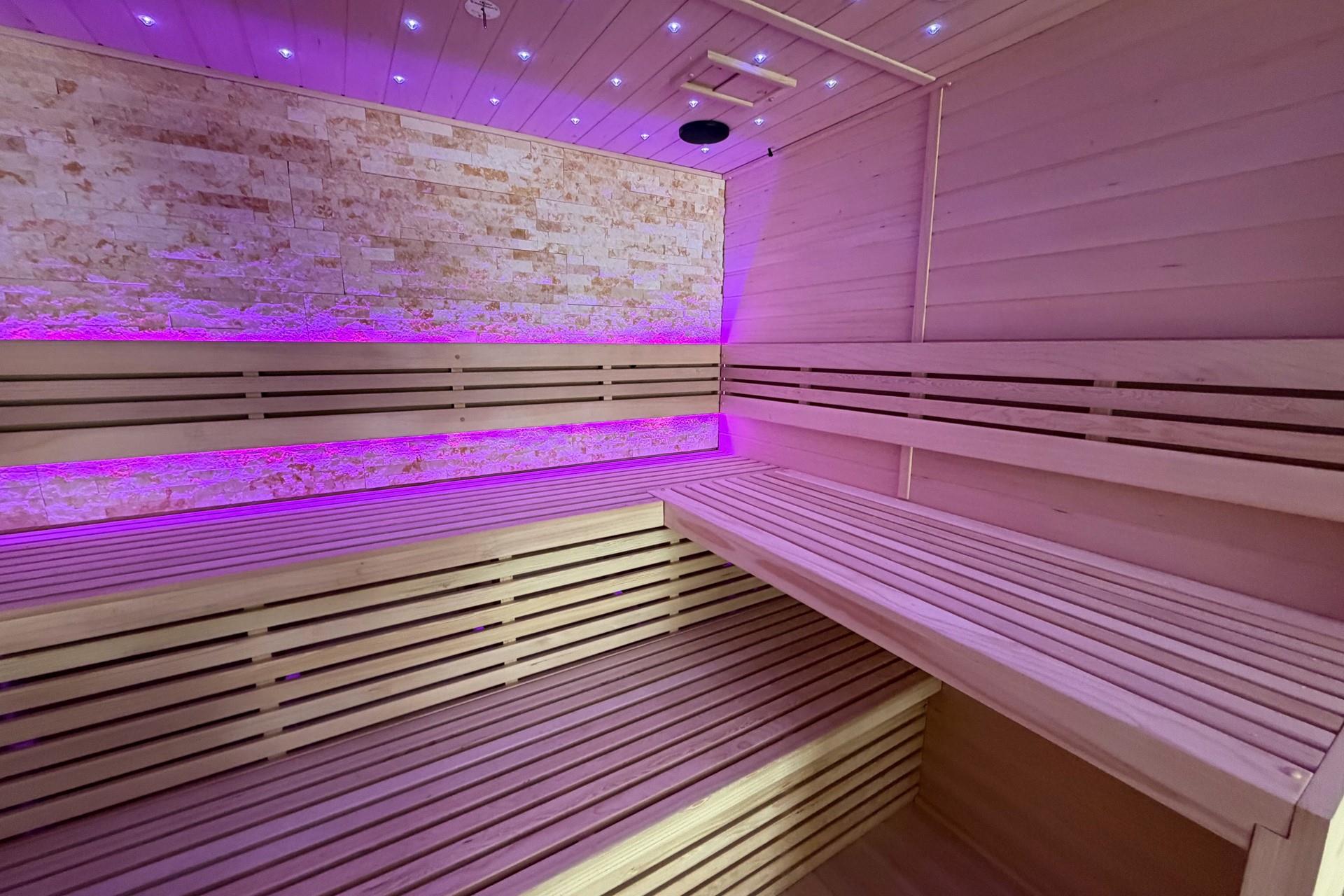 Relax and unwind in your own private sauna!
