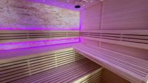 Relax and unwind in your own private sauna!