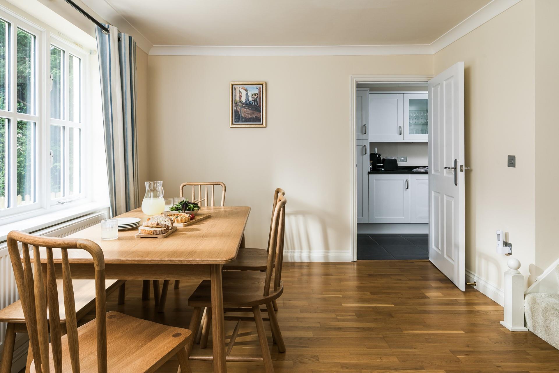 Spend quality time together around the dining table.