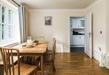 Spend quality time together around the dining table.