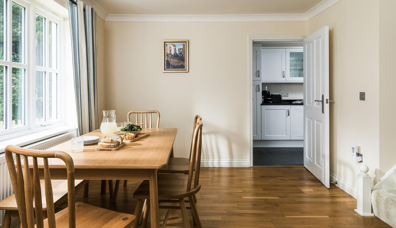 Spend quality time together around the dining table.