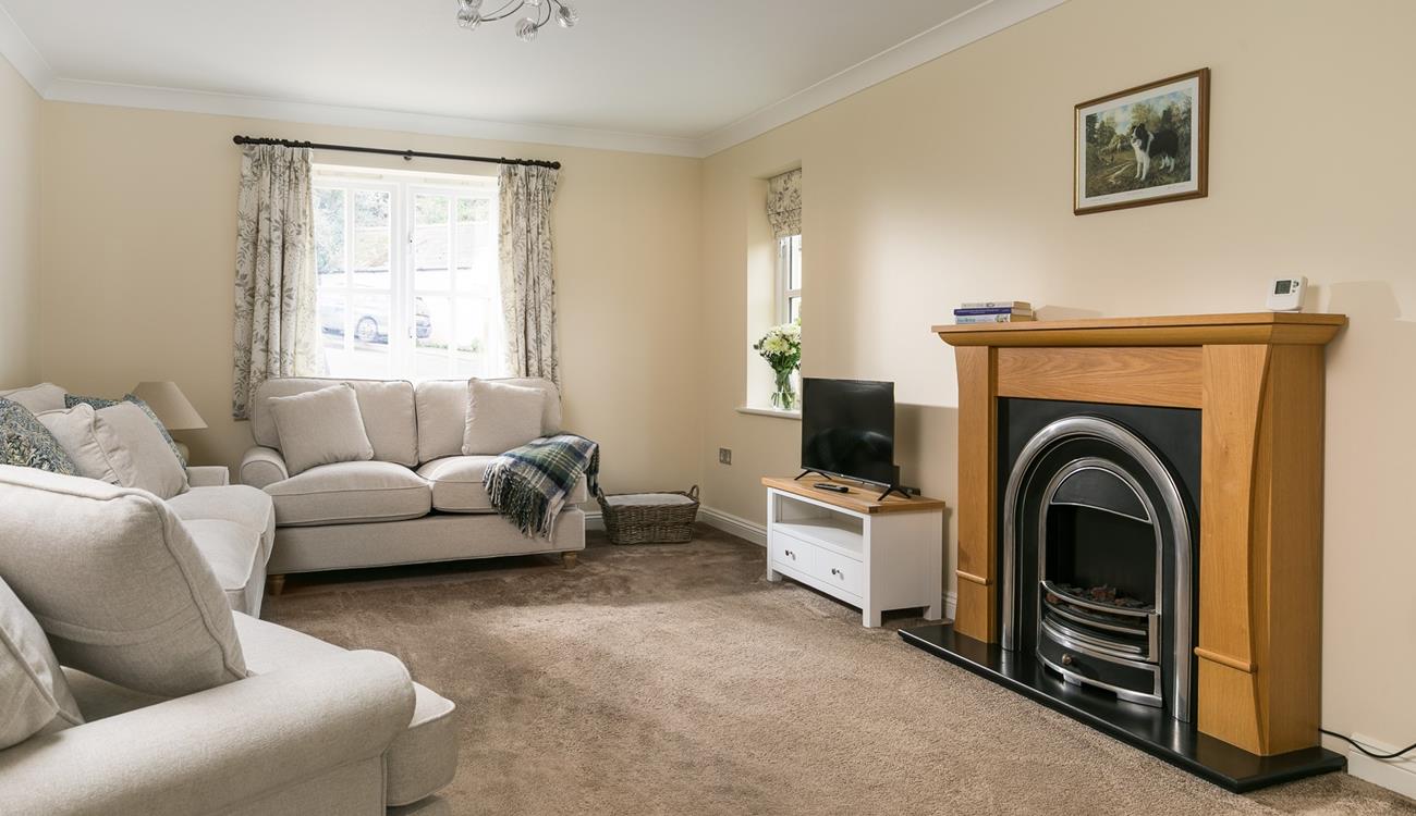 Unwind on the sumptuous sofas after a busy day of coastal adventures!