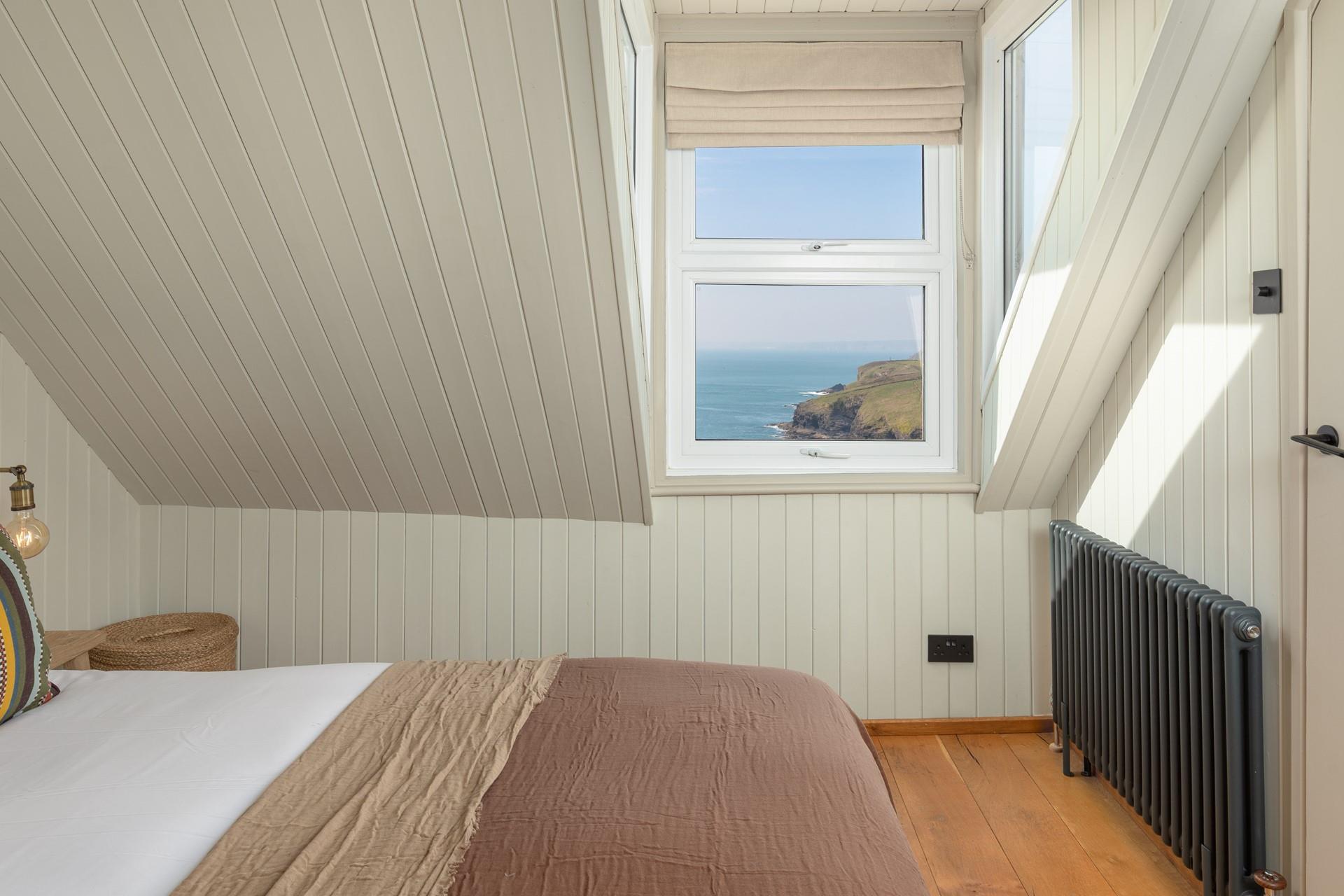 Wake up to beautiful views from the bedroom.