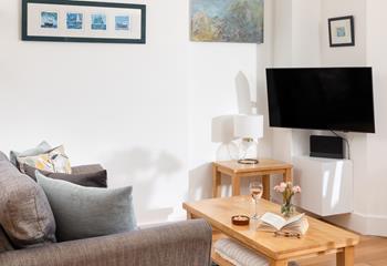 After a day at the beach, wash off the sand and settle down with your favourite film on the smart TV. 