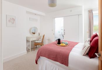 Wake in the comfortable double bed feeling refreshed and ready for another day of exploring.