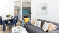 Open plan living makes the most of the space and the view!