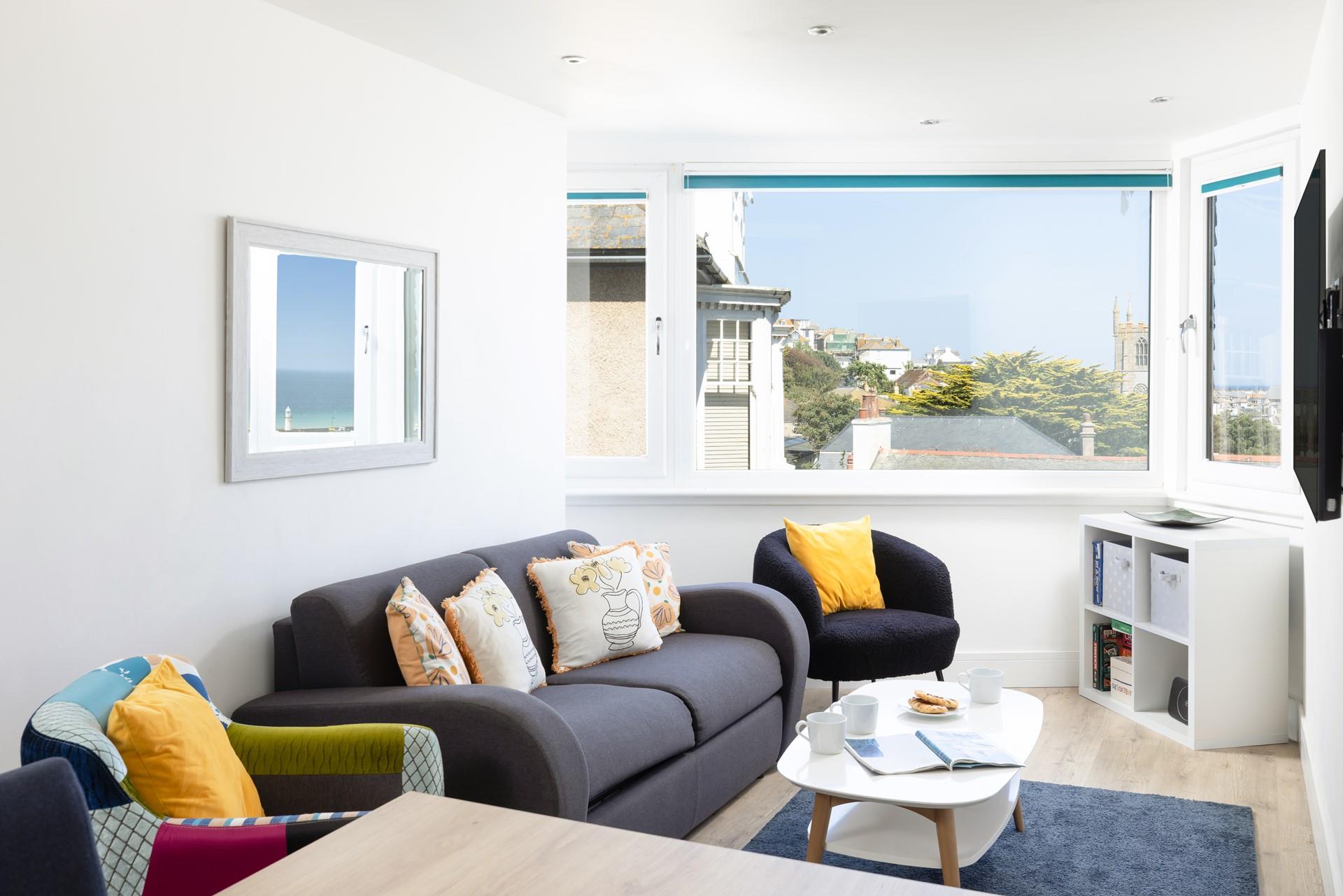 Light and bright, the apartment has all you ned for a relaxing stay.