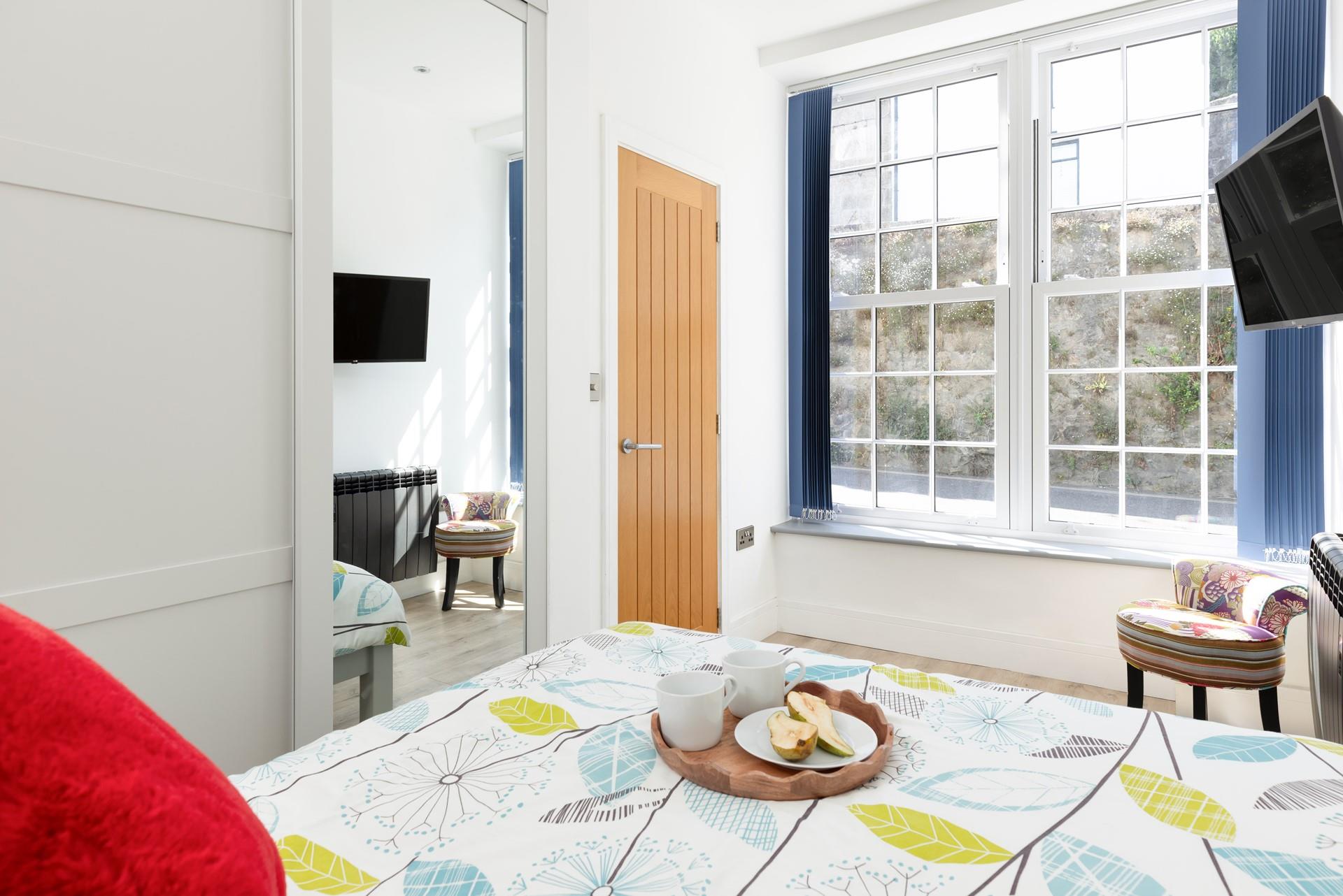 Colourful decor creates a cosy home-from-home.