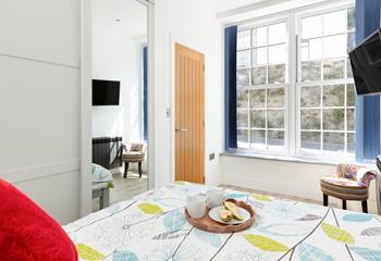 Colourful decor creates a cosy home-from-home.