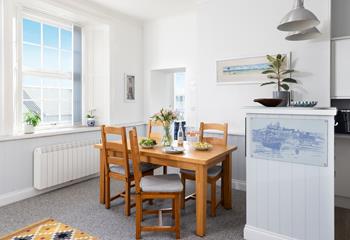 Gather around the table for memorable mealtimes or fun-filled game nights.