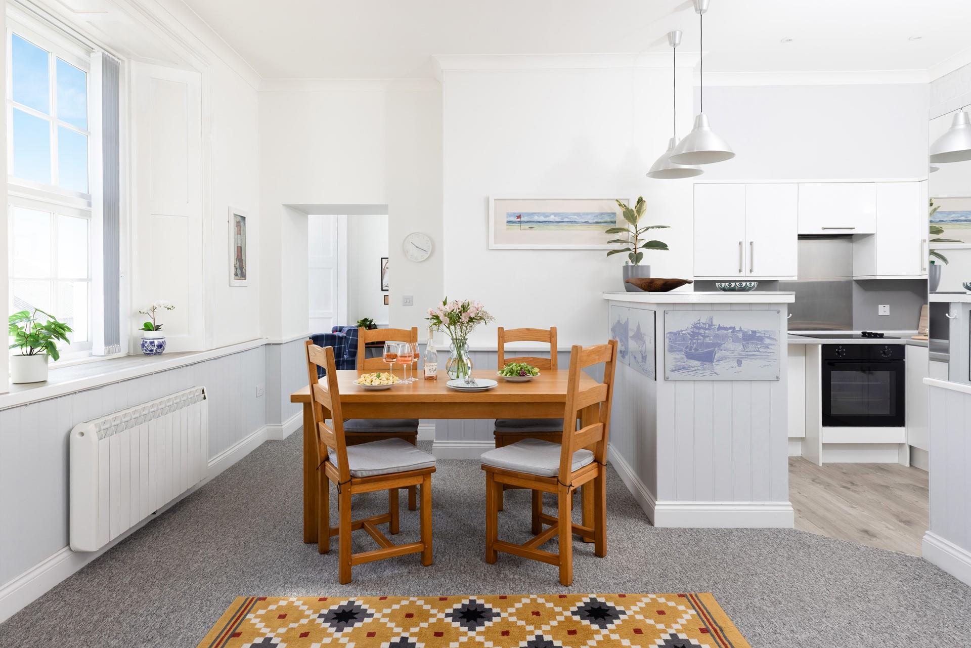 Spend quality time together in the open plan living area.