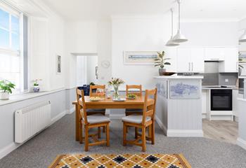 Spend quality time together in the open plan living area.