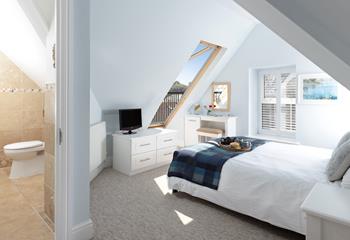 A spacious sanctuary where you'll sleep soundly after days of exploring Cornwall!