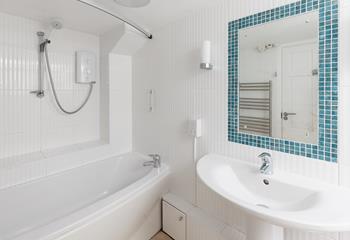 Enjoy a bubble bath to round off the day. 