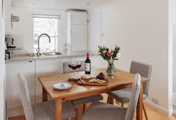 Enjoy a glass of wine whilst the chef of the family cooks a delicious meal. 