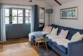 Snuggle up on the sofa and relax after a day filled with adventure. 
