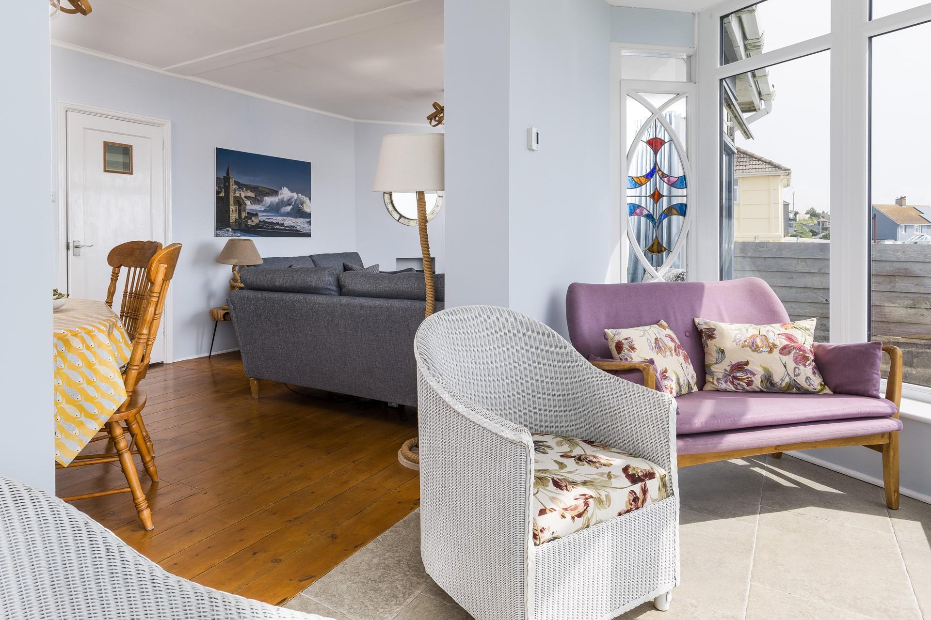 Unwind in the bay window and enjoy the view!