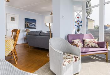 Unwind in the bay window and enjoy the view!