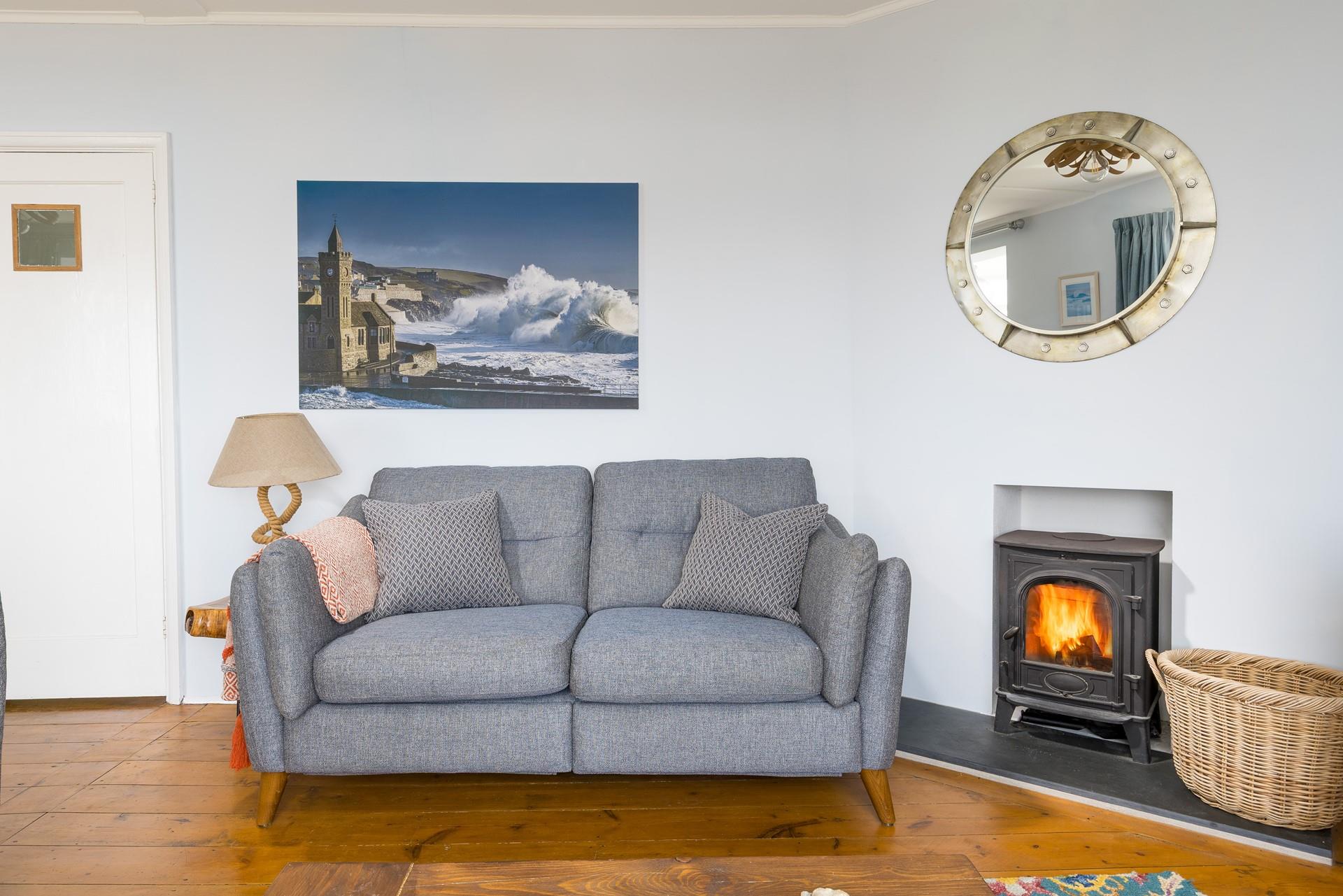 With a cosy woodburner, it's perfect for a getaway in all seasons.