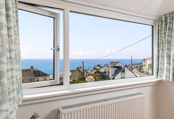 Awaken and open the curtains to this magnificent view in bedroom 3.