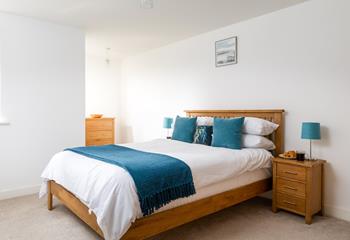 Bedroom 1 has a comfortable king size bed and en suite shower room.